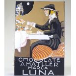 Clive Fredriksson, oil on canvas, chocolate advertising study, 36" x 24", unframed