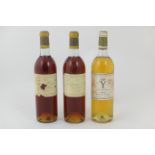 Chateau d'Yquem, Vintage 1966, Sauternes Premier Cru Superieur Classe, 2 bottles, level lower