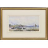 Joseph Hughes Clayton (active 1891-1929), Sailing boats off Anglesey, watercolour, signed, 27cm x