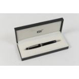 Mont Blanc Meisterstuck Platinumline Le Grand ballpoint pen, finished in black, unused, boxed,
