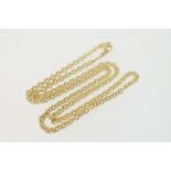 Garrard 18ct gold chain necklace, with lobster claw clasp, length 60cm, weight approx. 22.6g NB: