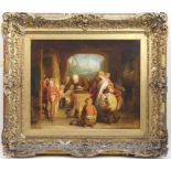 After William Mulready, The last in, oil on canvas, 62cm x 77cm NB: This work is a copy of one of