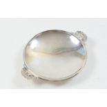 Georg Jensen small silver pin dish, designed by Gundolph Albertus, circa 1926-54, circular form with