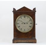 Late Regency mahogany bracket clock, by Adam Thomson, New Bond Street, London, circa 1830,