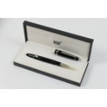 Mont Blanc Meisterstuck Platinumline Le Grand fountain pen, medium nib, finished in black, unused,