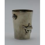 Chinese silver beaker, maker probably Hung Chong (Canton and Shanghai), late 19th/early 20th