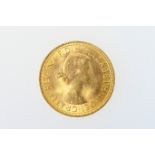 Queen Elizabeth II gold sovereign, 1968 (EF), weight approx. 8g