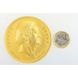 Rare Joseph Henry Medal, in 14ct gold, awarded by The Smithsonian Institution to Frank Augustus