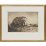 George Soper (1870-1942), Day's end, aquatint, signed in pencil, 24cm x 35cm Provenance: Graham