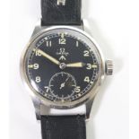 Omega British Military W.W.W. gent's stainless steel wristwatch, one of the Dirty Dozen, 30mm
