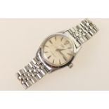 Tudor (Rolex) Oyster gent's stainless steel wristwatch, circa 1978, signed 28mm matte silvered