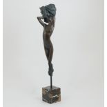 Jurgen Gorg (German b. 1951), 'Masken', limited edition bronze sculpture, No. 132/150, mounted on