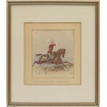 Orlando Norie (1832-1901), The charge of The 4th Royal Irish Regiment of Dragoon Guards, watercolour