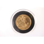 Queen Victoria sovereign, 1876 (VF), weight approx. 8g
