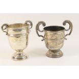 Wirral & Eddisbury Music Festival Dewhurst silver trophy, Birmingham 1928, twin handled U-shape