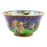 Wedgwood Fairyland lustre York cup, designed by Daisy Makeig-Jones, decorated in the Leapfrogging