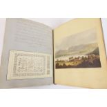 Miss Fagan's touring scrapbook and sketch album, circa 1830s, including sketches, prints and verse