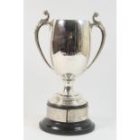 Wirral & Eddisbury Music Festival Vernon trophy, Birmingham 1929, ovoid form, the handles surmounted