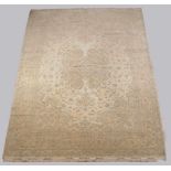 A Carpet, wool yarn and silk yarn, polychrome decoration "Vegetalist motifs", Middle East, 20th