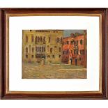 SOUSA LOPES - 1879-1944, Palaces of Venice, oil on canvas, signed, Dim. - 27 x 35 cm