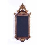 A Mirror, D. José I, King of Portugal (1750-1777), Brazilian rosewood veneered frame with gilt