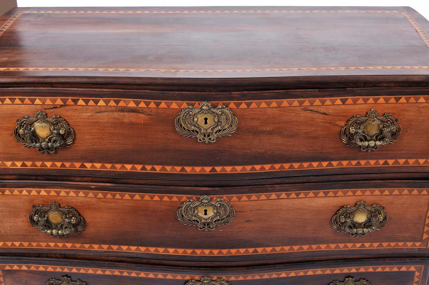 A Chest of Drawers, D. Maria I, Queen of Portugal (1777-1816), Brazilian rosewood, Brazilian - Image 2 of 2
