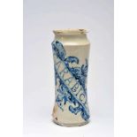 A Pharmacy Pot, faience, «baroque cartouche» blue decoration with GARABICE inscription,