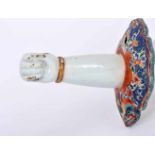 A Wall Sconce “Arm with clenched fist”, Chinese export porcelain, polychrome and gilt decoration,