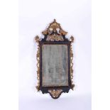A Mirror, D. José I, King of Portugal (1750-1777), Brazilian rosewood veneer wood frame with gilt