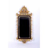 A Mirror, D. José I, King of Portugal (1750-1777), Brazilian rosewood veneered wood frame with