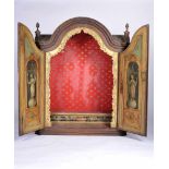 An Oratory/Cornice top, D. Maria I, Queen of Portugal (1777-1816), carved Brazilian mahogany,