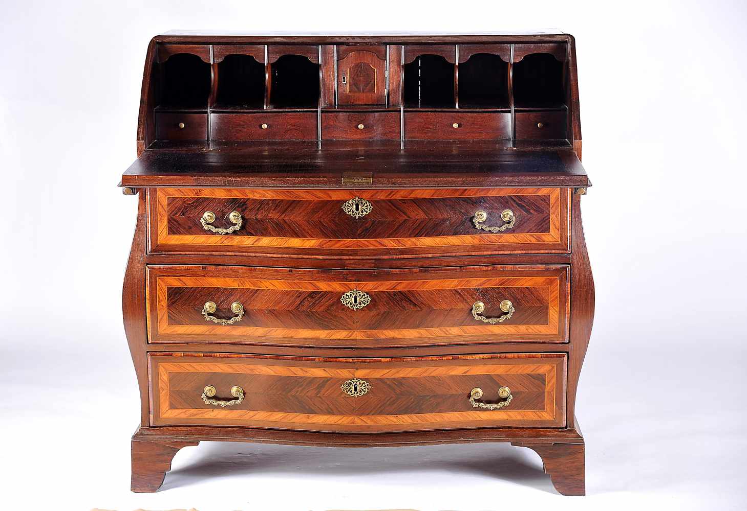 A Bureau, D. José I, King of Portugal (1750-1777), Brazilian rosewood and Brazilian rosewood,