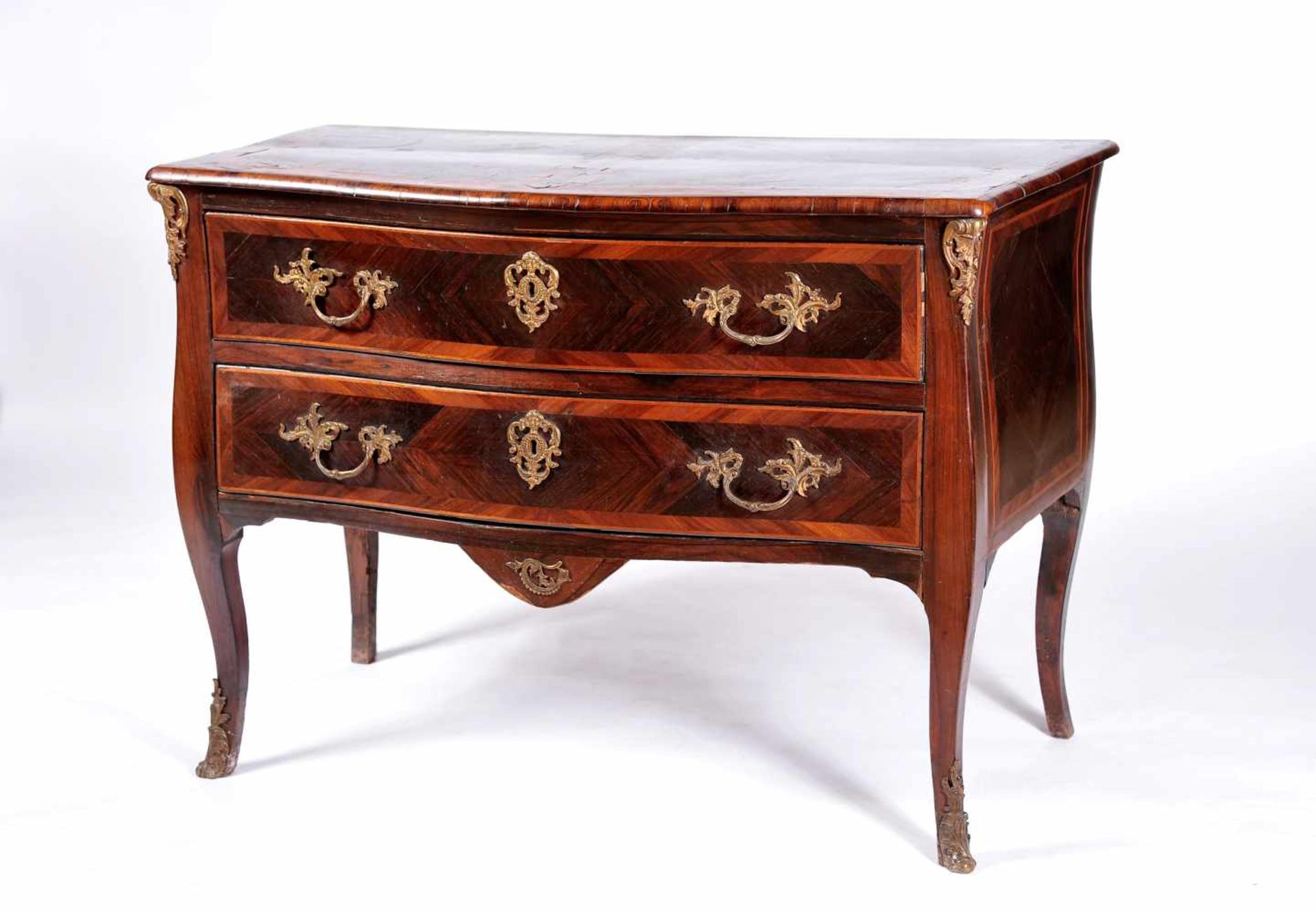 A Commode, D. José I, King of Portugal (1750-1777) in the French manner, Brazilian rosewood and