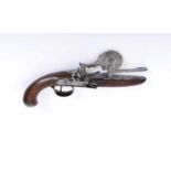 A Flintlock Powder Tester, wood and iron, French, 18th C., Dim. - 26 cm- - -20.00 % buyer's