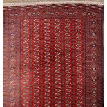 A «Bokhara» Carpet, wool yarn, polychrome decoration "Geometric pattern", Middle East, 20th C.,