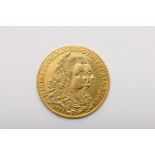 D. MARIA I E D. PEDRO III - 1777-1786, A 'Peça' coin - 1779, gold, VG, Dim. - 3 cm; Peso - 14,1