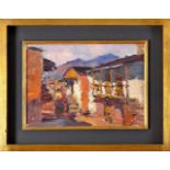 JAIME MURTEIRA - 1910-1986, Houses, oil on chipboard, unsigned. Notes: accompanied by certificate of