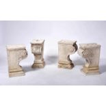 Four Corbels, D. Maria I, Queen of Portugal (1777-1816), carved lioz, Portuguese, faults and minor