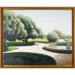 MANUEL AMADO - 1938-2019, "Jardim Botânico", oil on canvas, signed and dated 1994, Dim. - 81 x 100