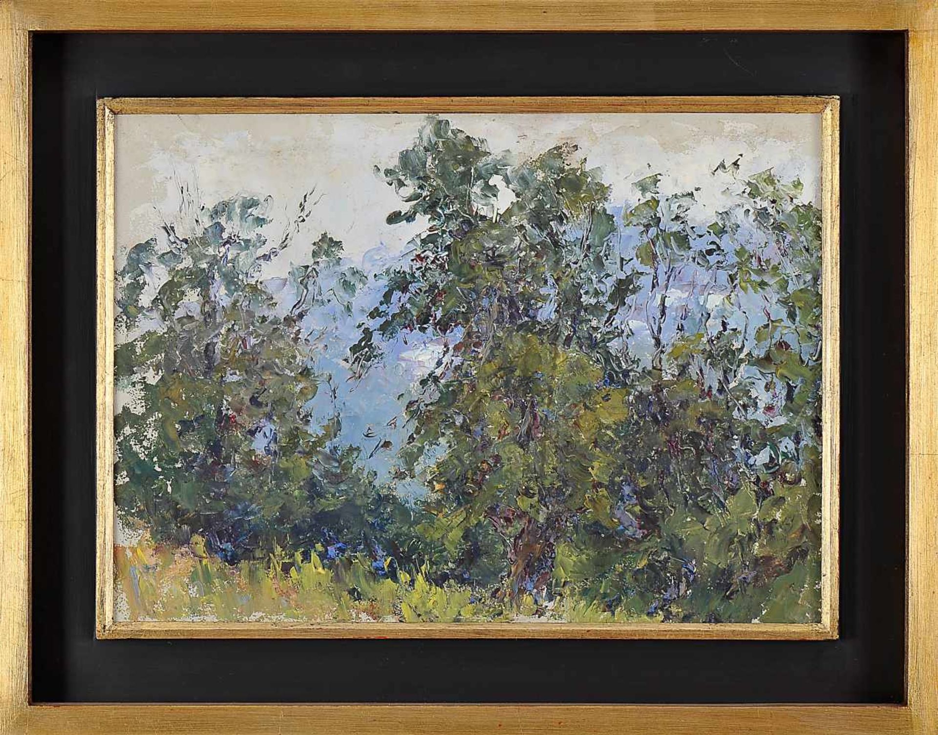 JAIME MURTEIRA - 1910-1986, Landscape, oil on chipboard, unsigned. Notes: accompanied by certificate