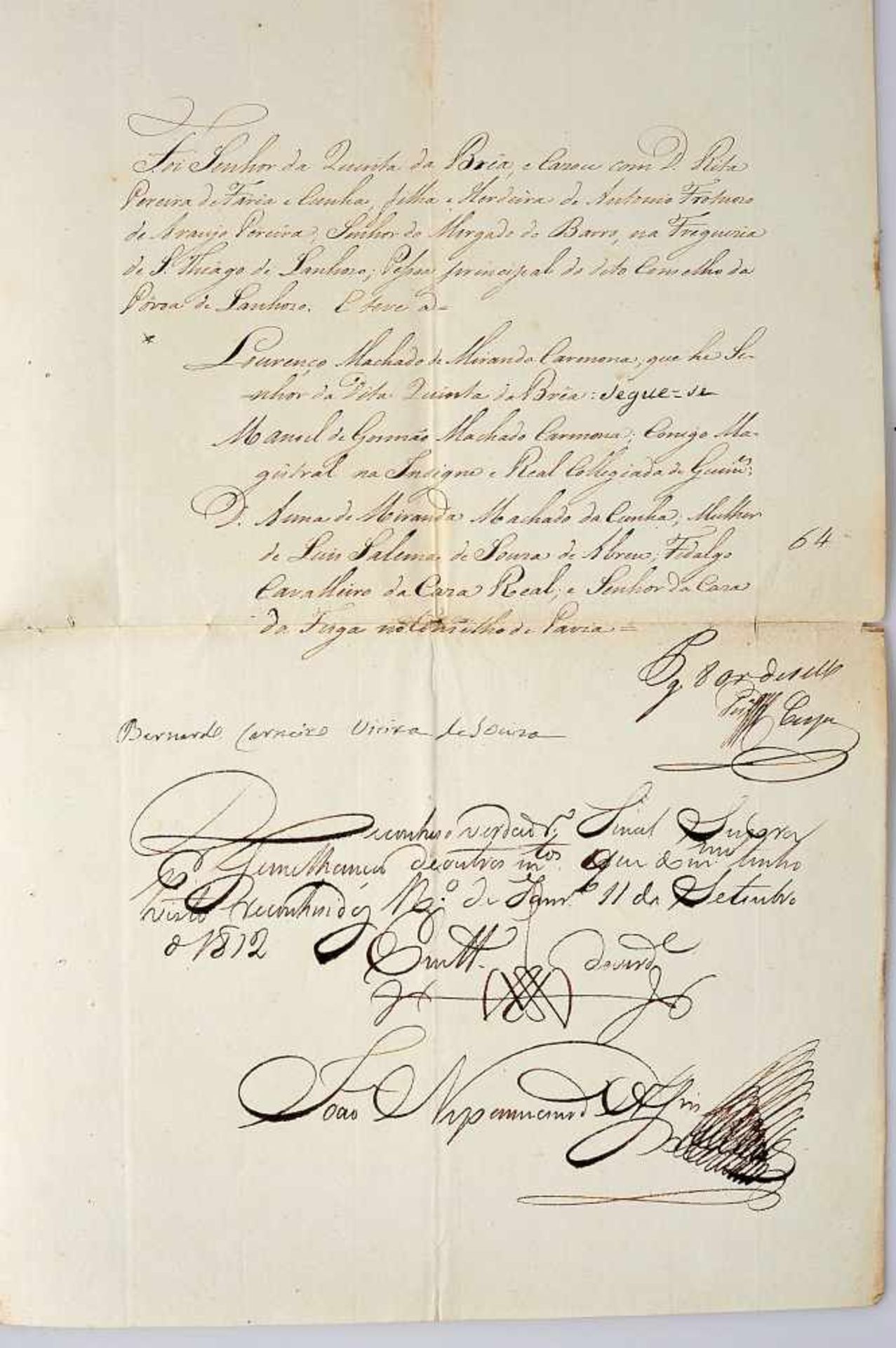 Genealogia da Família dos Machados, ca. 1812, MANUSCRITO.- [GENEALOGIA DA FAMÍLIA MACHADO].- Família - Bild 5 aus 7