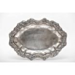 A Basin, D. José I, King of Portugal (1750-1777), 833/1000 silver, engraved decoration en relief "