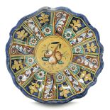 Crespina Montelupo, fine del XVI secolo , - Maiolica policroma. Altezza cm 6,3; [...]