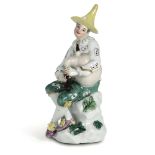 Figurina Meissen, 1740-1745 , - Porcellana policroma. Marca: assente. Altezza cm [...]