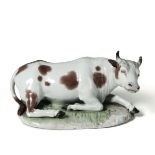 Figurina di mucca Inghilterra, probabilmente Manifattura Bow, 1750-1760 circa , - [...]