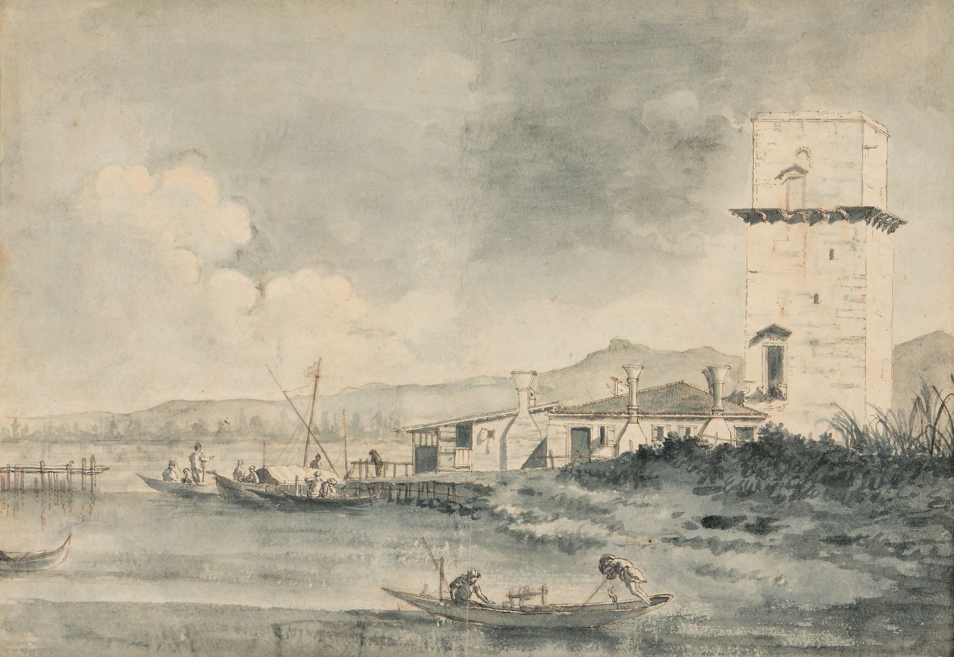 Giovanni Antonio Canal, detto il Canaletto (Venezia 1697 – 1768), copia da, Veduta [...]