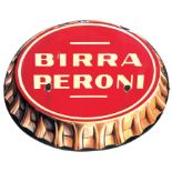 Anonimo, BIRRA PERONI - Original enameled plate. Cm 37x48. One of the greatest beer [...]