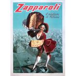 Gino Boccasile (1901-1952), ZAPPAROLI, IL PANETTONE DI MILANO - First edition offset [...]