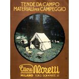 Mario "Marius" Stroppa (1880-1969), TENDE DA CAMPO, MATERIALI PER CAMPEGGIO - ETTORE [...]