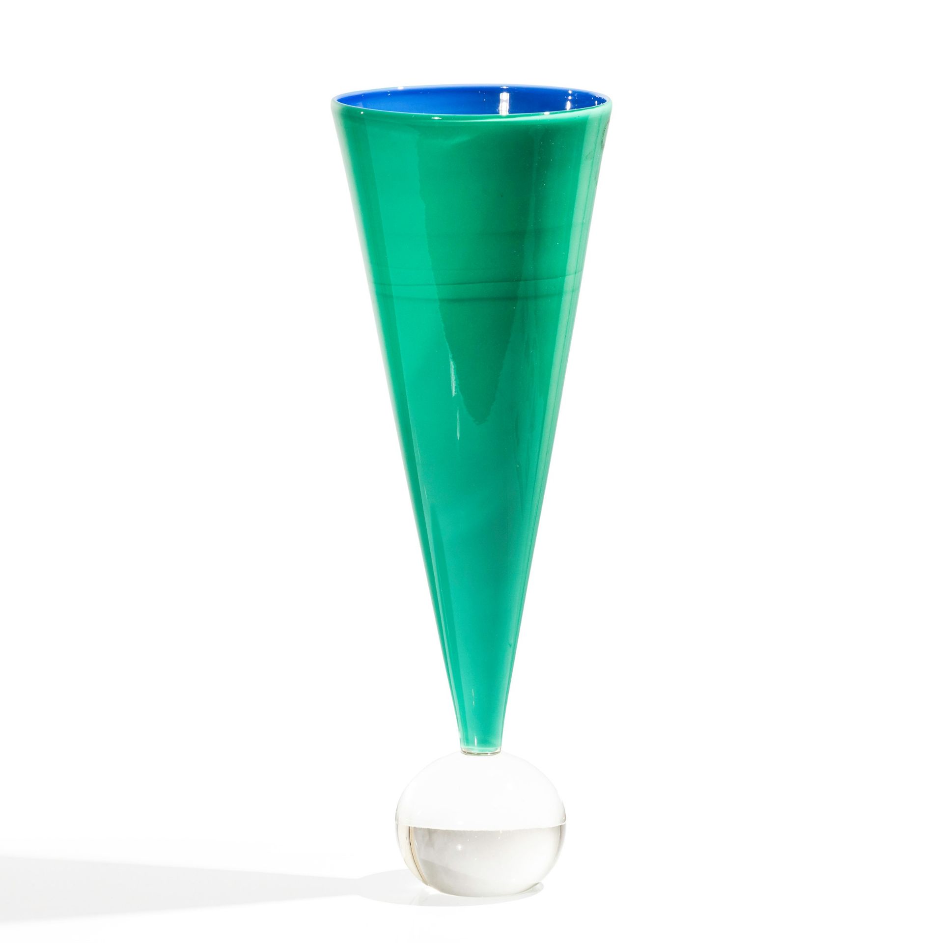 Laura de Santillana (1955) Venini, Murano, Vaso serie Biro, 1983 - Vaso in vetro [...]